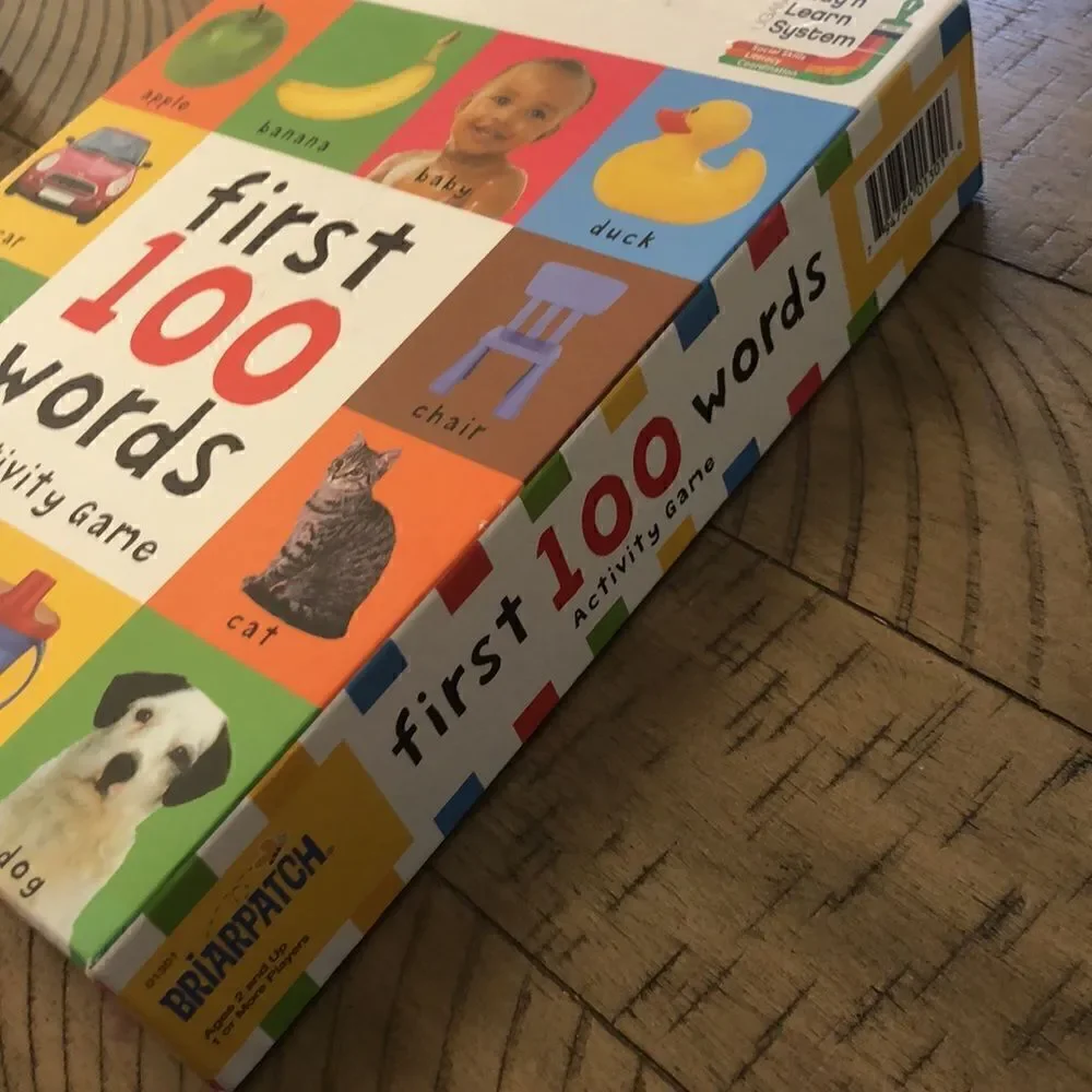 First 💯 Words Activity Game by BriarPatch No Reading Required Fun🤩 4 Wee Ones!
